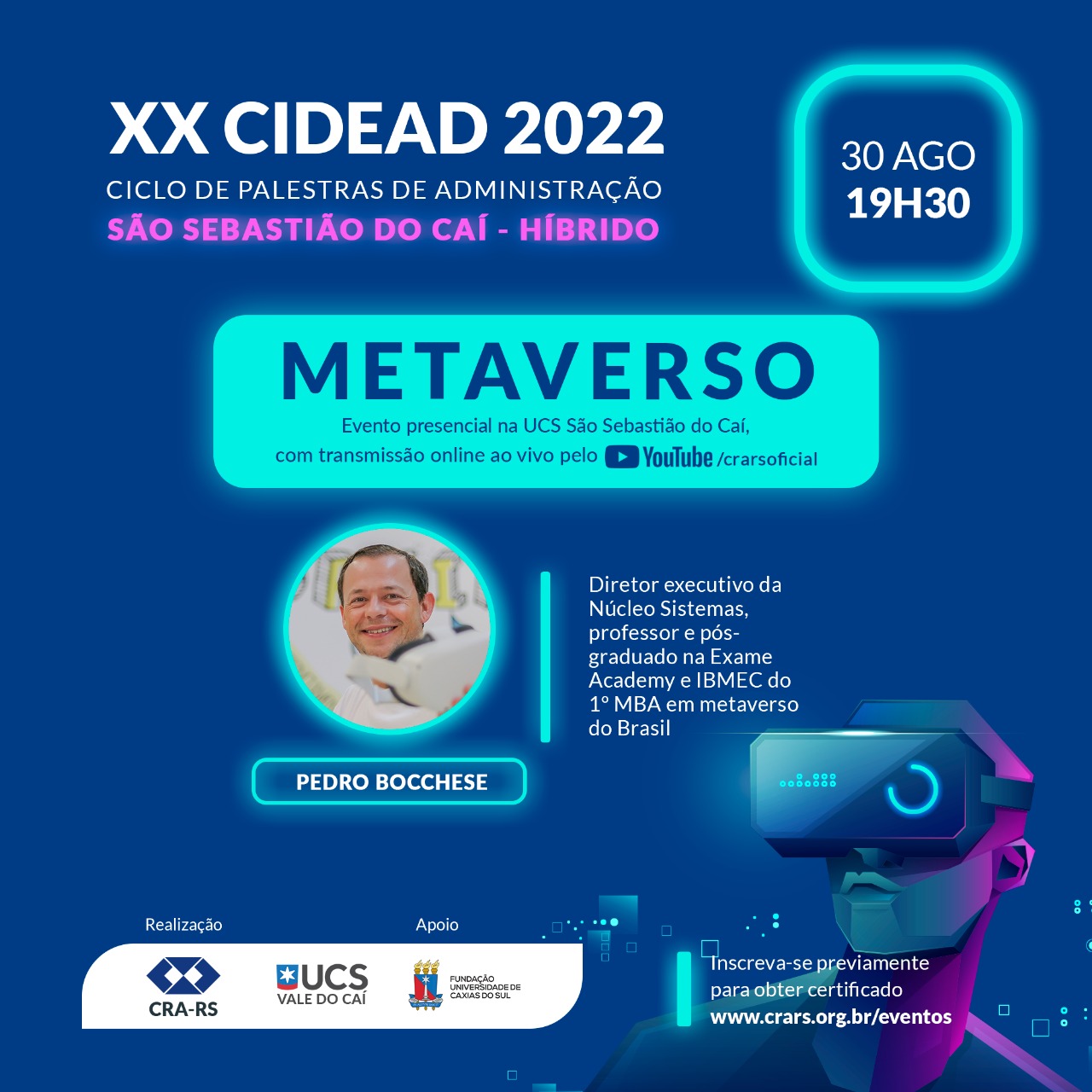 XX Cidead 2022 - Metaverso em São Sebastião do Cai